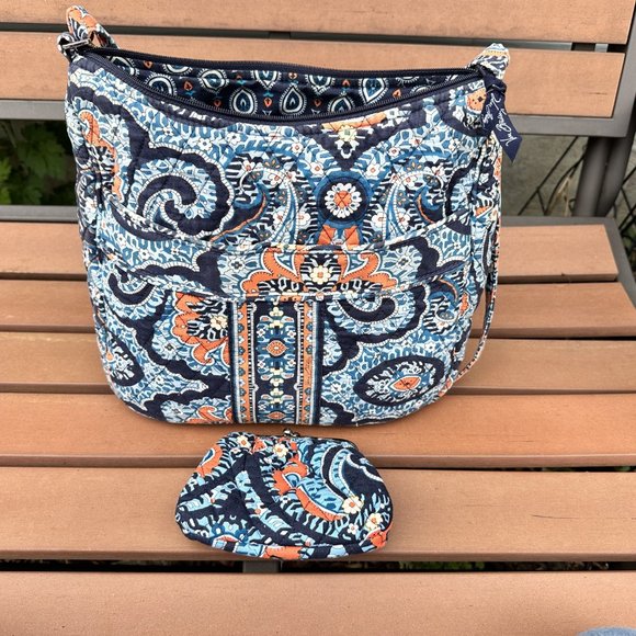 Vera Bradley Handbags - Vera Bradley Marrakesh Crossbody Bag (w/free dual pocket coin purse)
